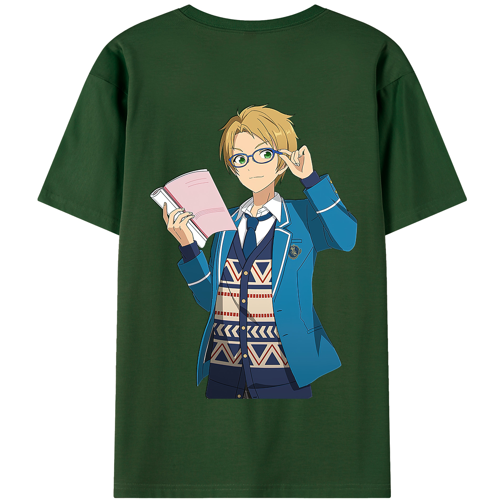 （画像用） あんさんぶるスターズ! Ensemble Stars 綿100％半袖Tシャツ（背面プリント）